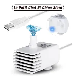 Bomba de repuesto para fuente de agua para gatos con luz LED, Compatible con 3L, transparente, Ultra silenciosa, larga vida útil