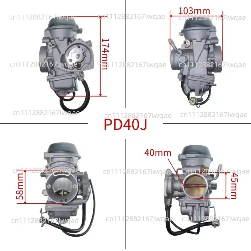 for PD40J 40mm Polaris Sportsman 500 3131742 3131712 3131567 3131453 2001-2013 Predator 500 Scrambler 4X4 Motorcycle Carburetor