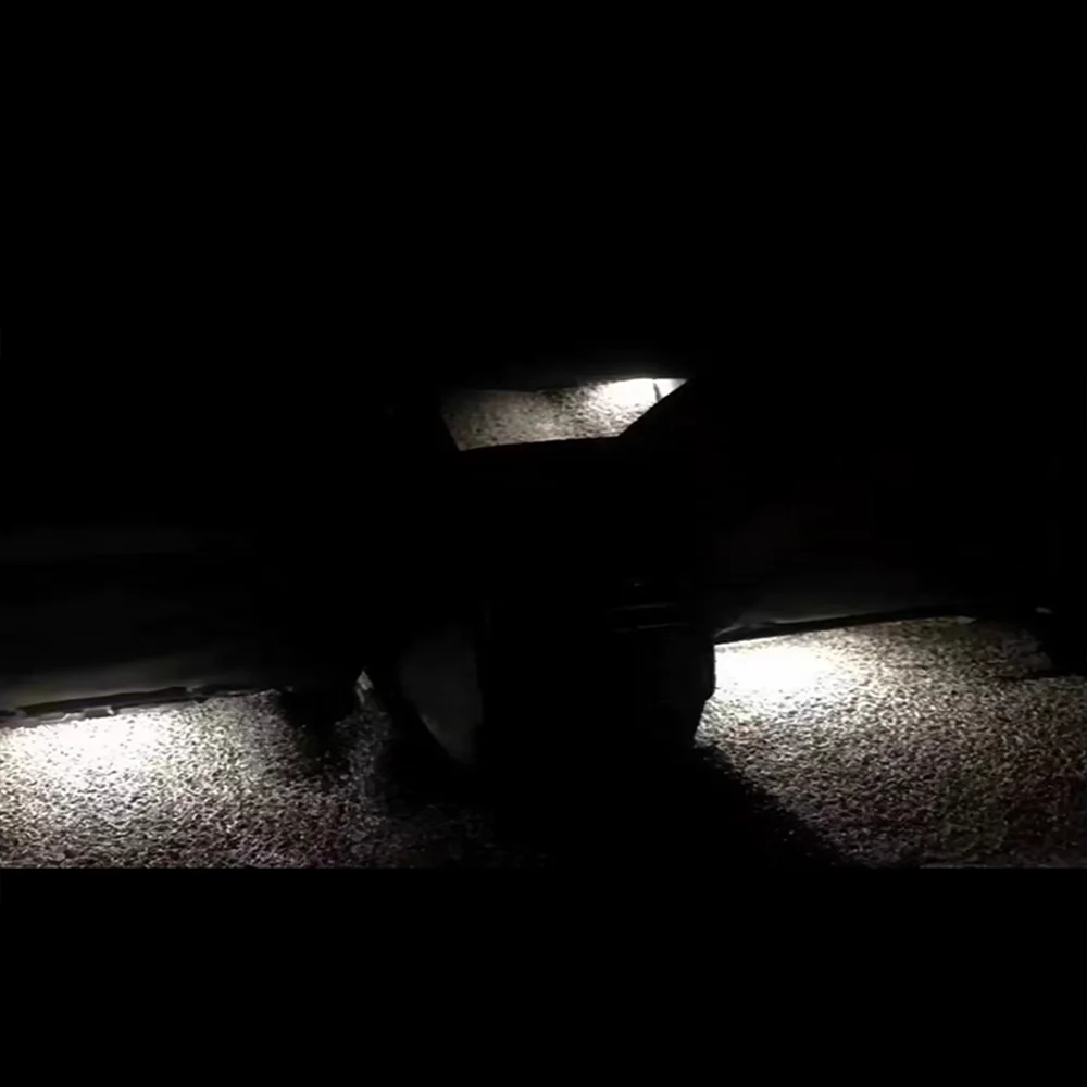 New 2/4 Pcs 12V LED Inner Ambient light For Toyota/Lexus/Honda/Mazda/Subaru Compatible Illumination Foot Lamp Glove Box Lamp