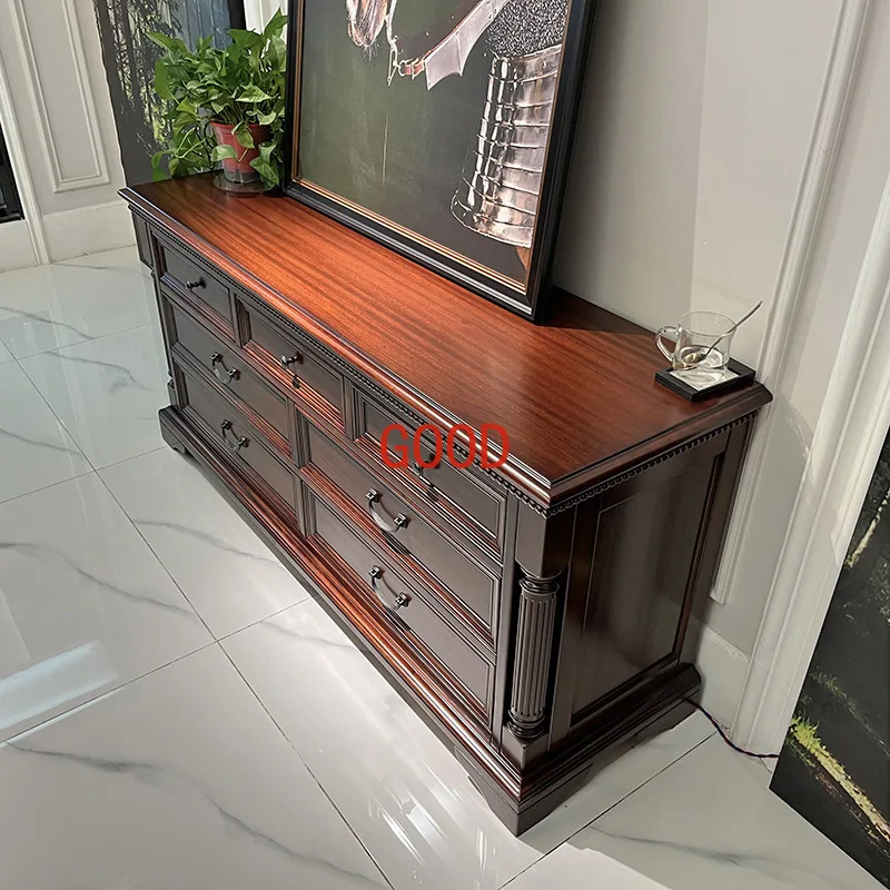 Dada Amerika kayu solid dada retro