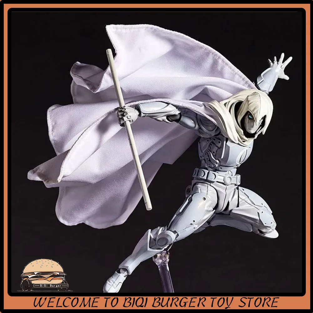 Moon Knight Figure 16cm Revoltech Amazing Yamaguchi Marc Spector Action Figurine Collection Ornament Model Toys Birthday Gifts