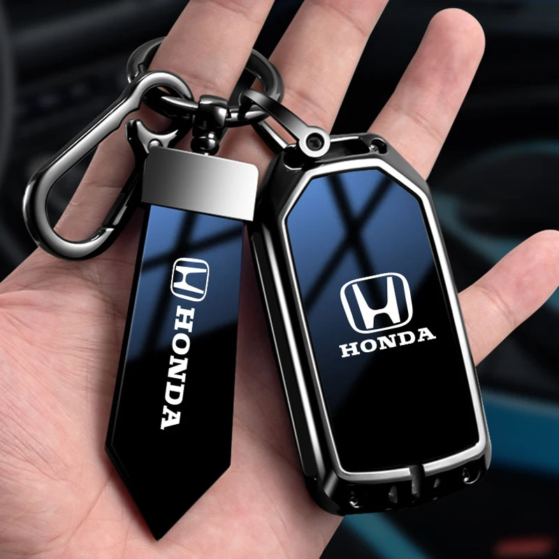 Funda de aleación de Zinc para llave inteligente de coche, accesorios para Honda Crv 2022 HR-V Civic 10 Fit GP5 Shuttle Gp8 JADE VEZEL City Jazz BRV