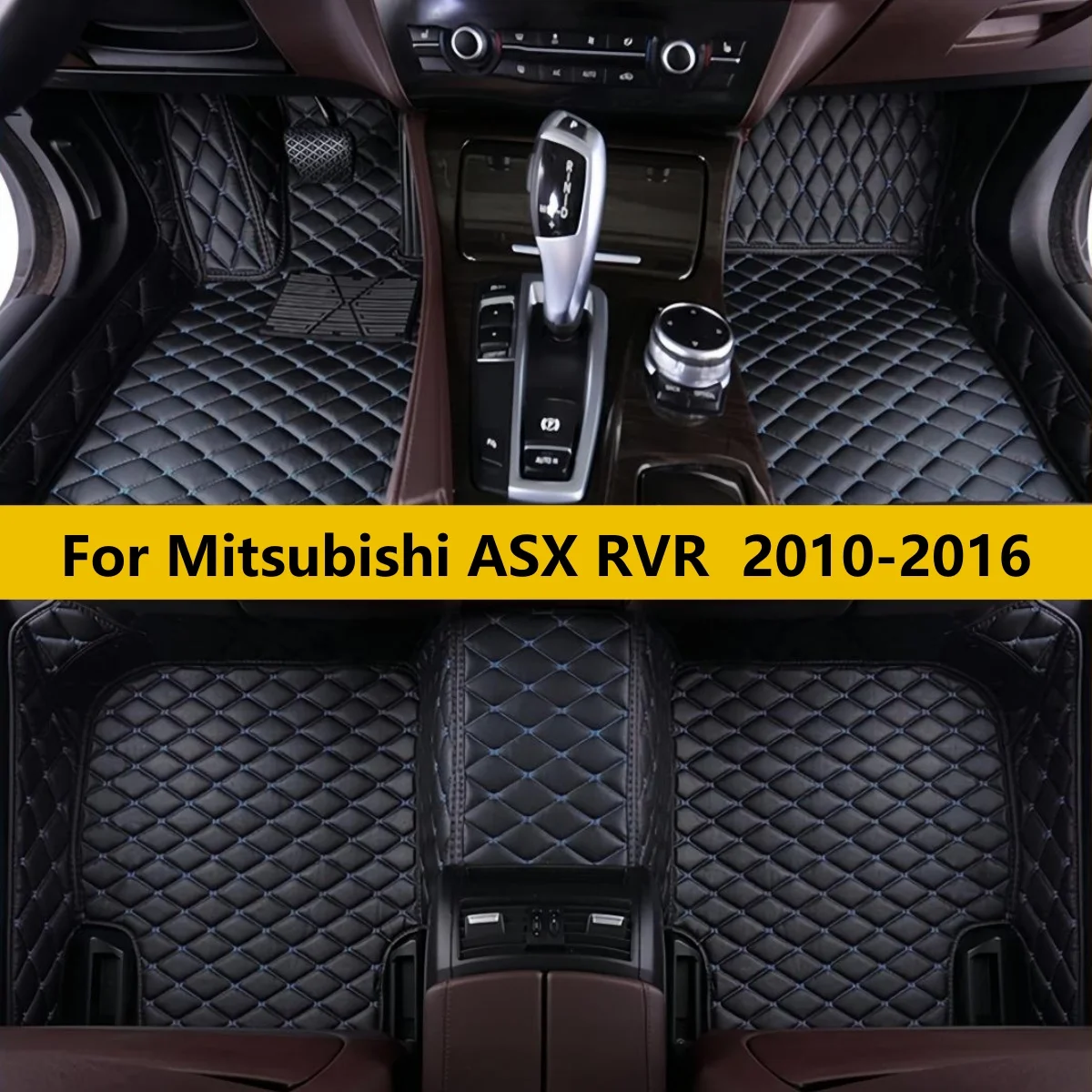 

Автомобильные коврики на заказ для Mitsubishi ASX RVR 2010-2016, полный комплект, ковровые, кожаные, напольные коврики-подушки