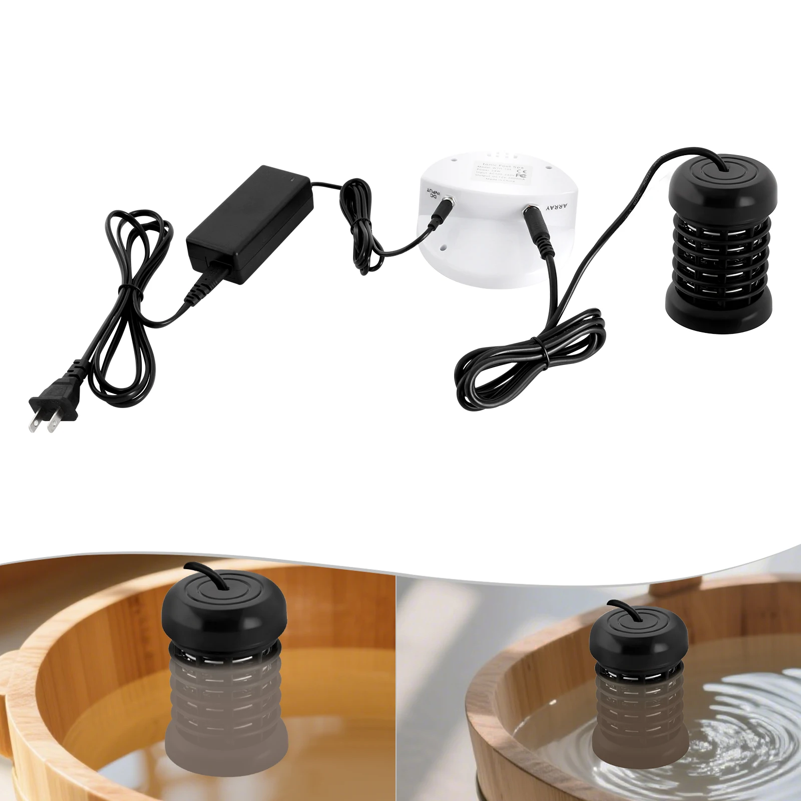 

BYMAOCAR Ионная машина для детоксикации ванн для ног, бытовая машина для очистки ионов Chi Machine Regain Health, для домашнего салона, спа, ванны в комплект не входят