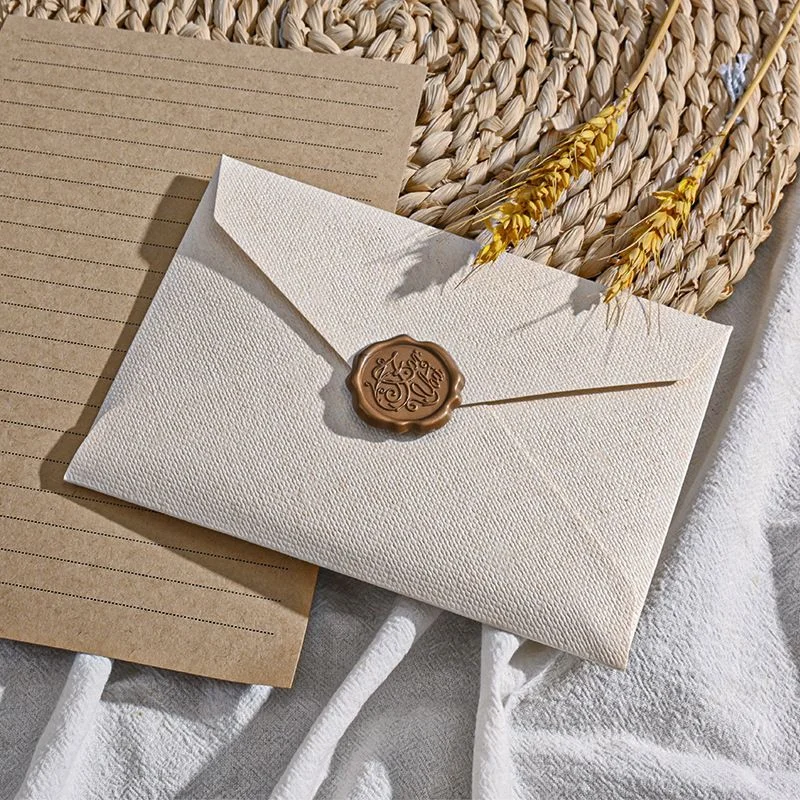 Набор конвертов с льняной текс – обзор и цена Letter Envelope Kraft
