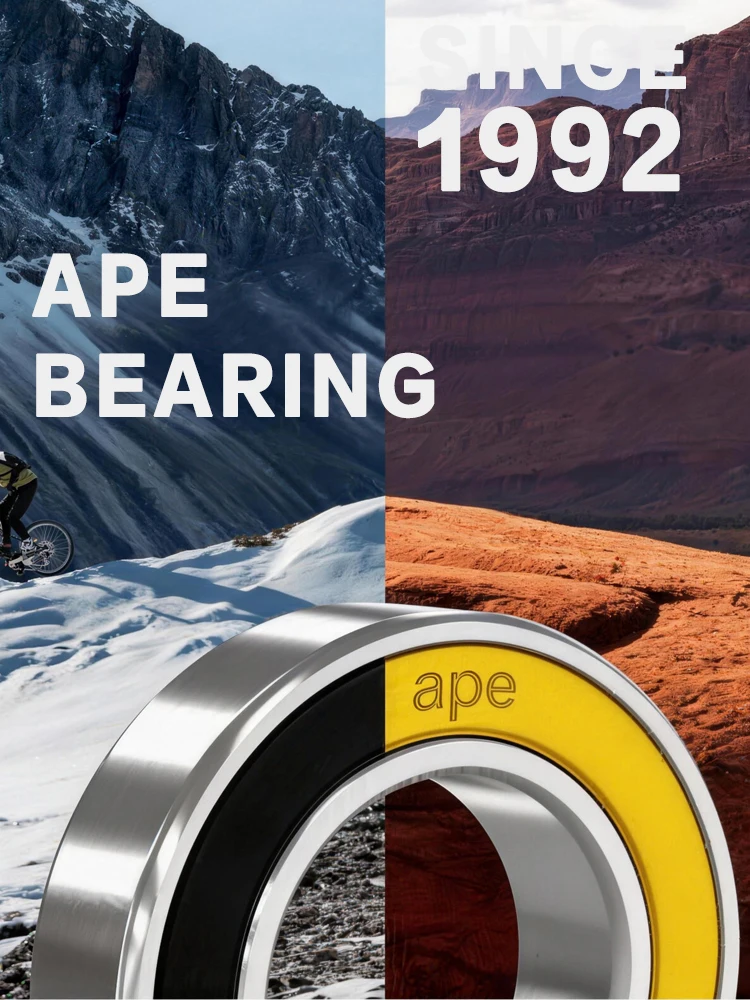 AliExpress APE 2pcs 6802 bicycle hybrid ceramic bearing ABEC-9 6902 6803 6805 6806 6000 6001 6903 15267 17287 18307 -2RS mountain bike bearings