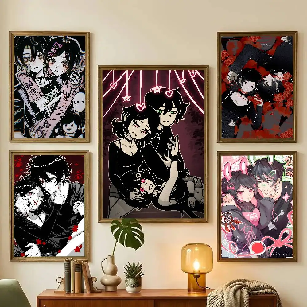 Anime T-The Coffin Of Andy And Leyley Poster Art With Prints Home Bedroom Living Room Decoration Gift