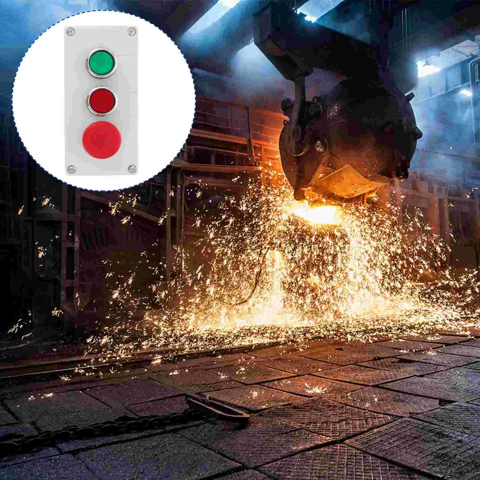 1Pc Stop Start Case Useful Terminal Case Emergency Box (Assorted Color) Emergency Case