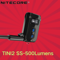 NITECORE TINI2 SS 500Lumens Type-C Rechargeable  Keychain Light Titanium Alloy LED Flashlight