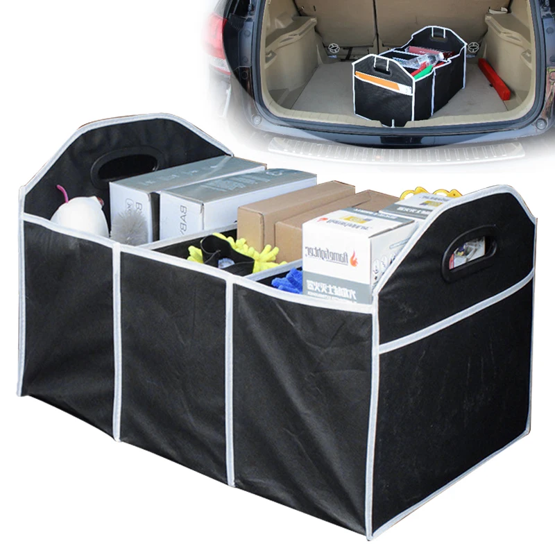 Big Capacity Car Trunk Storage Box Collapsible Cargo Case Repair Tools Holder Auto Organizer Automotive Accessories Universal