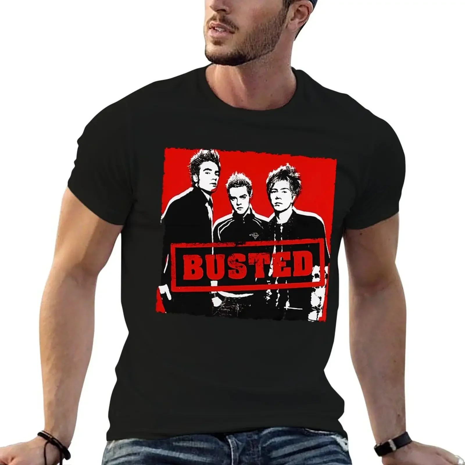 

BUSTED BAND T-Shirt shirts graphic vintage mens fashion