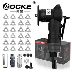 AOCKE New AX307 Pneumatic Chamfering Machine Deburring 45Degree Portable HandHeld Metal Trimming Machine Pneumatic Tool 30000RPM
