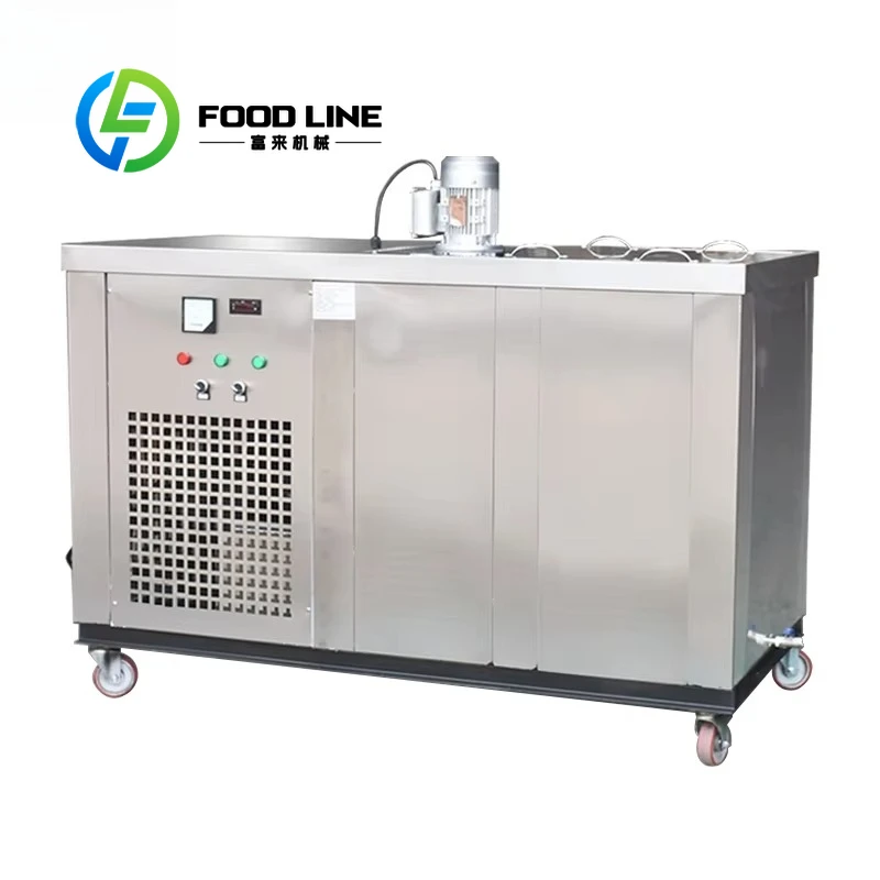 

Индивидуальная 380 В/50 Гц 5 Т/день водяного охлаждения R404a промышленная машина для производства рассольного блока льда