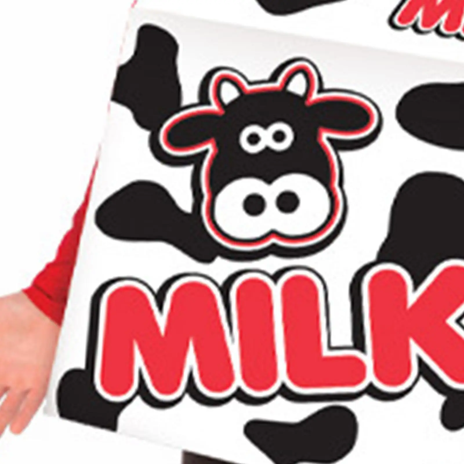 Milk Box Costume Fancy Dress Prop Halloween Costume for Festival Pretend Play