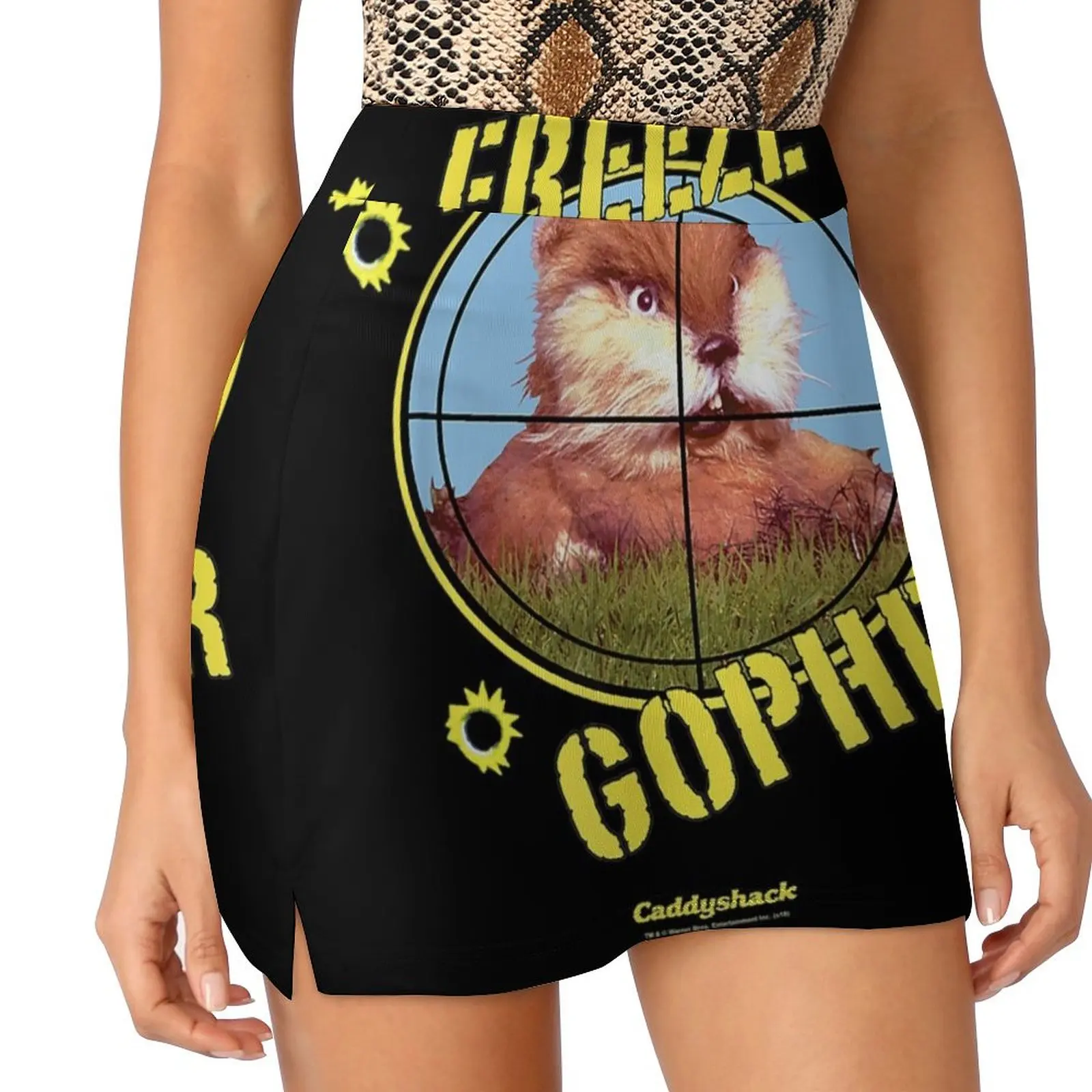 Caddyshack Freeze Gopher Mini Skirt skirt women korean fashion