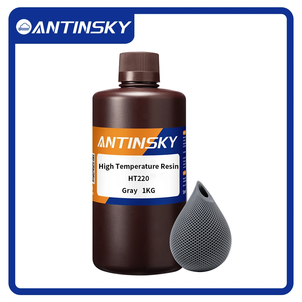 

Высокотемпературная смола Antinsky HT 220 ℃ Смола для 3D-принтеров DLP LCD, 405 нм, 1 кг