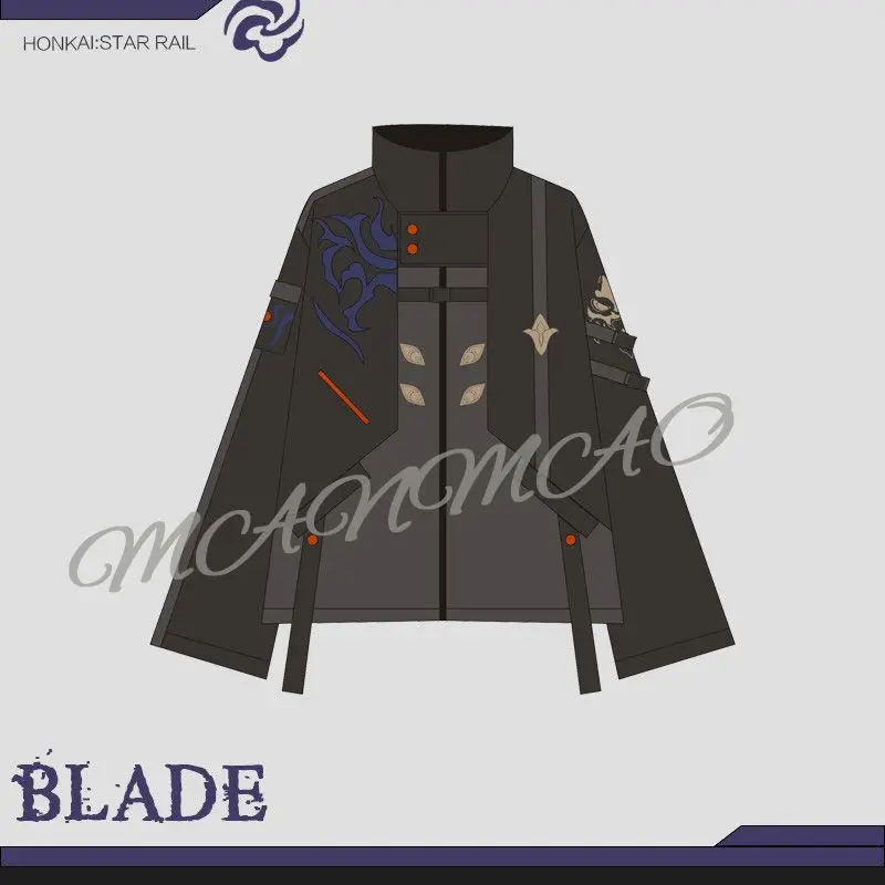 Anime Dan Heng Imbibitor Lunae Cosplay cortavientos abrigo Harajuku Casual Sudadera con capucha Unisex Chaqueta larga pantalones ropa de calle