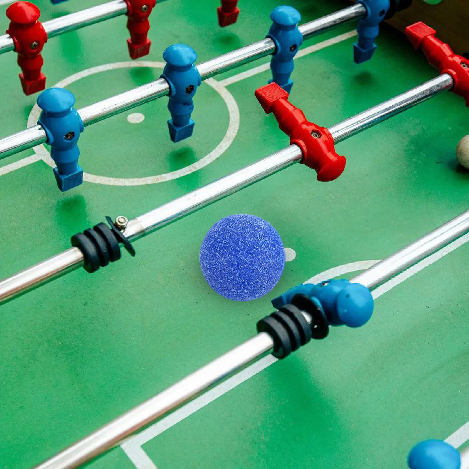 

5Pcs Mini Table Soccer Ball Frosted Finish Desktop Foosball for Office School Use Replacement Plastic Sports Ball Game