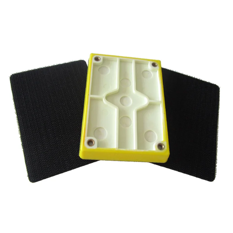 Sanding Pad 70*100mm Hook and Loop Sander Backing Plate  Abrasive tools Grinder for Sandpaper Woodworking Sanding Polishing