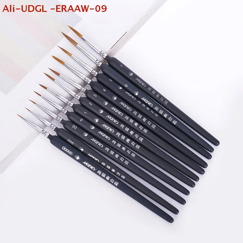 

1/3/5/6pcs Miniature Paint Brush Professional Nylon Brush Acrylic Painting Thin Line Pen