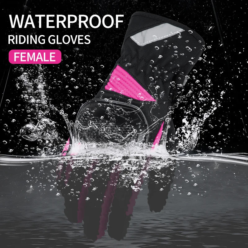 

SUOMY City Commute & Daily Use Winter Waterproof Motorcycle Gloves, Men Women Windproof Thermal Warm Bike Rider Moto Gloves