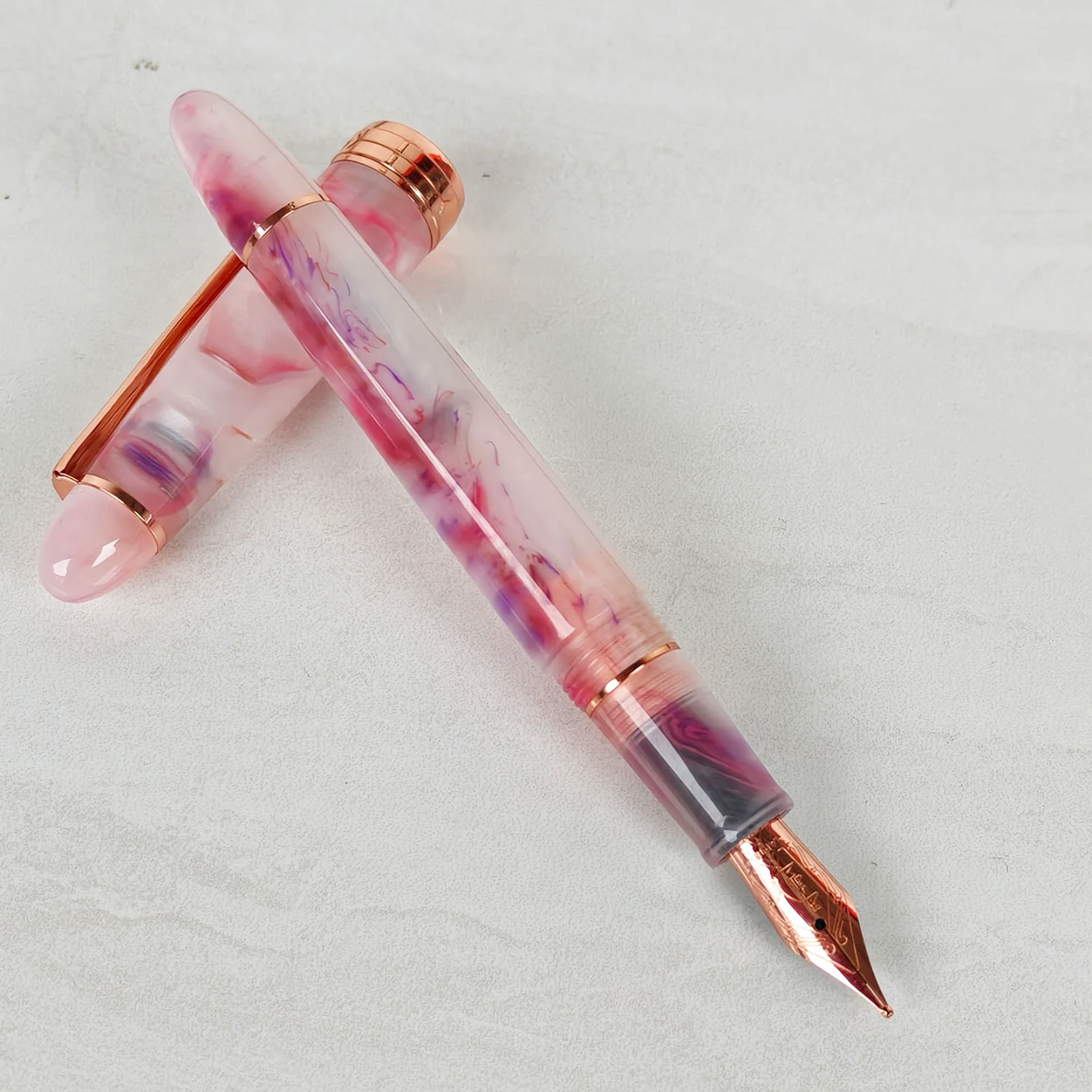 

Ручка-фонтан Kaigelu 356 из смолы с золотым зажимом, перья N/M/F, для школы, офиса, деловых записей, чернильные ручки