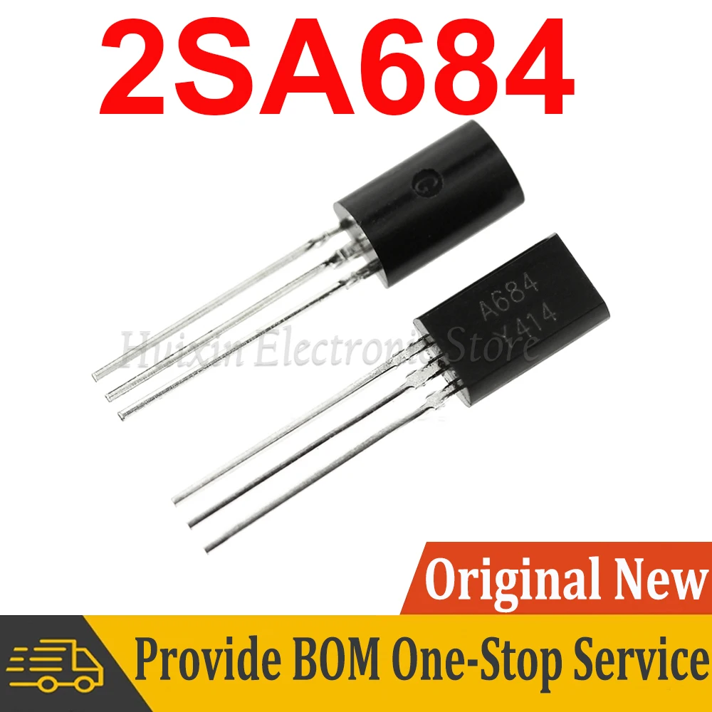 

20pcs Transistor 2SA684 A684 Low Power 2A 30V TO-92L New and Original IC Chipset