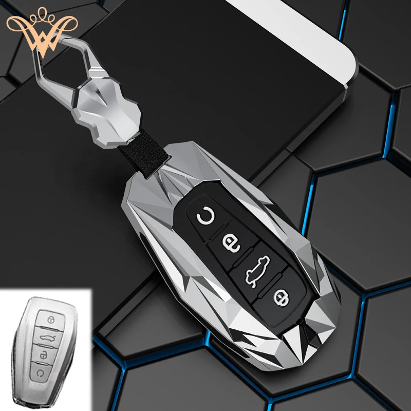 

Car Key Cover Case For Geely Coolray X6 Geometry C Emgrand Global Kulrey Hawk GX7 Okavango Smart Remote Car Accessories