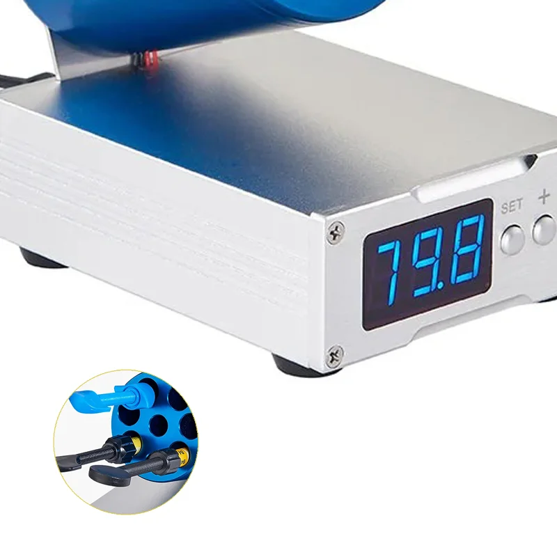 Dental Composite Resin Heater 30-70℃ 8Holes With Display Screen Composite Material Constant Temperature Adjustable Resin Heater