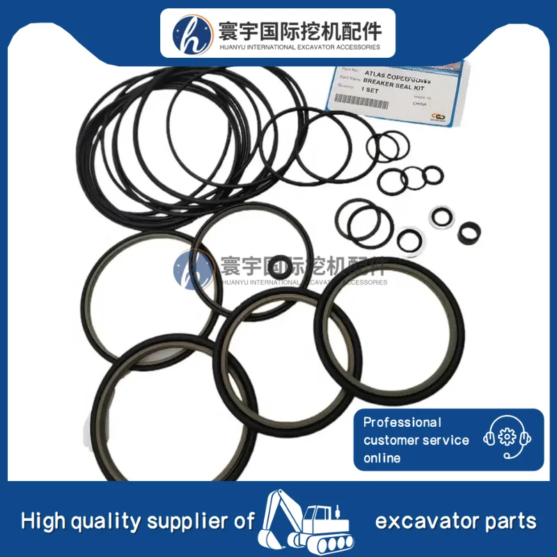 

3315268790 Совместим с комплектом уплотнений для ремонта гидравлического выключателя Atlas Copco SB450. Комплект уплотнений гидравлического молотка 3315 2687 90.