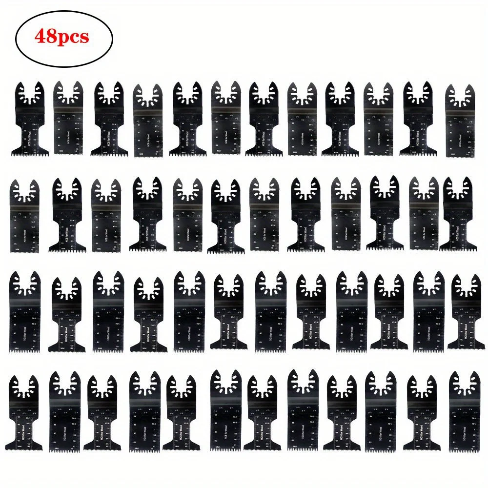 لـ Fein Multimaster BOSCH Dremel Makita 48 قطعة شفرة منشار متعددة الأدوات تتأرجح #2