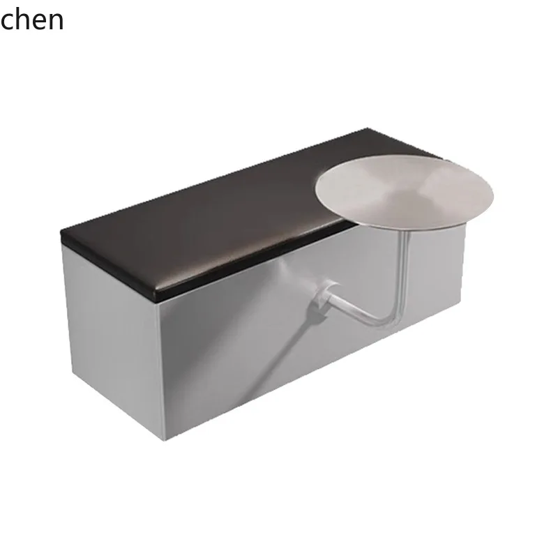 LXC Light Luxury Milk Tea Table Coffee Shop Small Round Table Modern Minimalist Long Stool Stainless Steel Furniture