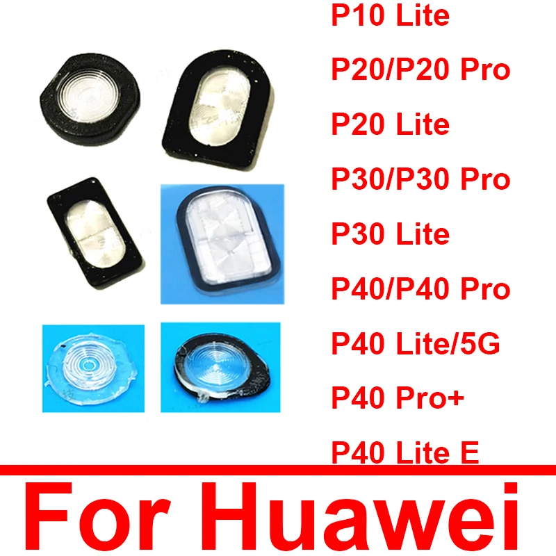 Rear Flash Lamp Light Cover For Huawei P20 P30 P40 Pro Plus P10 P20 P30 P40 Lite E 5G Back Camera Flashlight Lamp Shell Holder