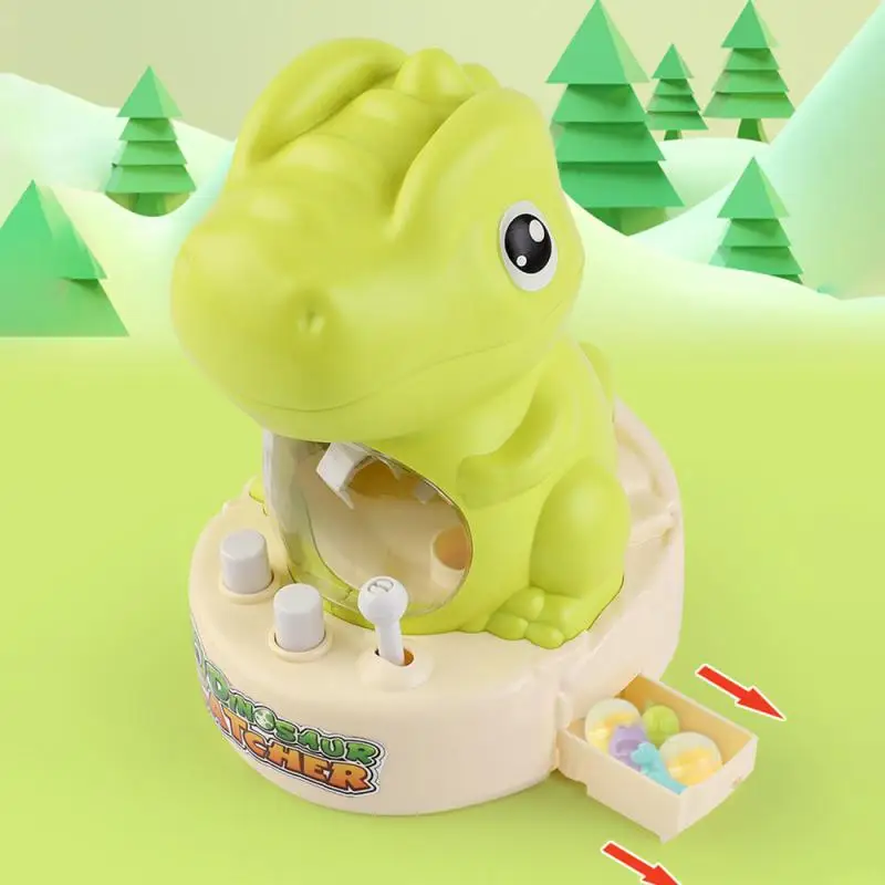 Mini Children Crane Machine Fun Arcade Toys Kid Interactive Game Claw Dinosaur Machine Catch Grabbing Capsule Toy Birthday Gifts