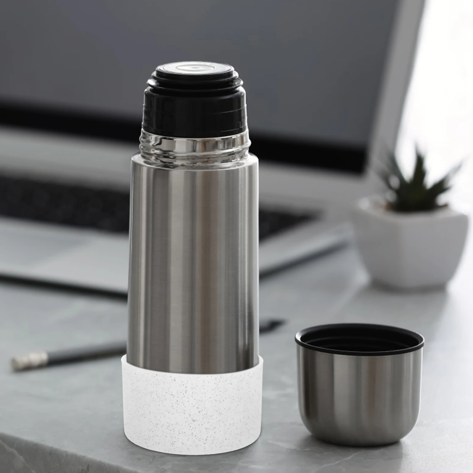 

2pcs 75mm Diameter High Temp Resistant Silicone Cup Cover Anti Scald Bottle Boot Water Protective Bottom Cap Glass Ceramic