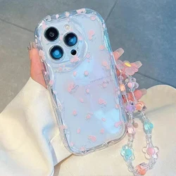 Rose Butterfly Chain Case For Vivo V30 V25E V27E V40 Pro V29 Lite Y51S Y53S V21E Y78 Y75 Y55 Y72 Y52 Y58 Y38 Y33 Y27S Y02S Cover