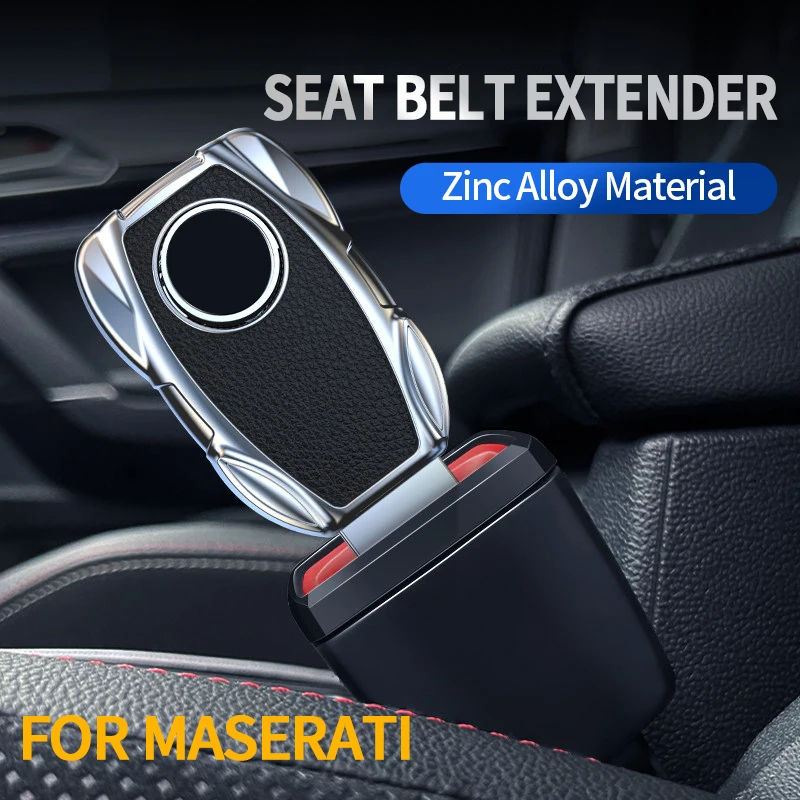 For Maserati Grecale  GranTurismo MC20 Cielo Ghibli Car Seat Belt Extender Alloy Material One-click Release Car Accessories