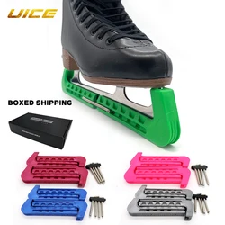 UICE Adjustable Ice Hockey Figure Skate Blade Covers Ice Skate Blade Guards With Adjustable Spring For Hockey Figure Skates