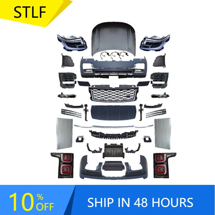 

STLFHigh qualityAuto Parts Upgrade 2022 Style Body Kit Diffuser LED Headlight Taillights Hood Bumper Body Kits for Range Rover V