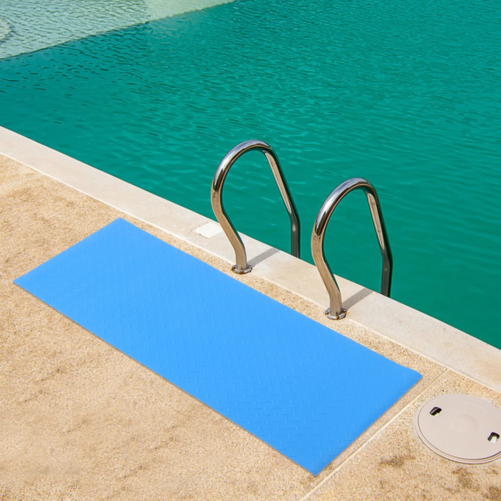 

Pvc Swimming Step Swimming Ladder For Mat For Above Ground Ladder Pad Pool Stairs Mat Swim Pool Supplies