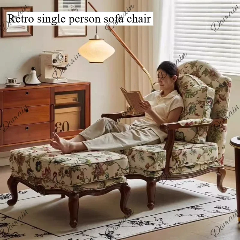 EPI Luxury Nordic Chairs Living Room Footrest Lazy Sofa Chair Relax Reading Design Meubles De Salon Designer Furniture Replicas