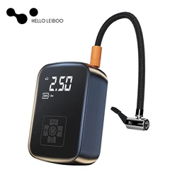 LEIBOO-Compressor De Ar Do Carro, Inflator De Pneu Elétrico, Bomba De Motocicleta, Bicicleta, Pneu De Barco, Bolas, Multifunções