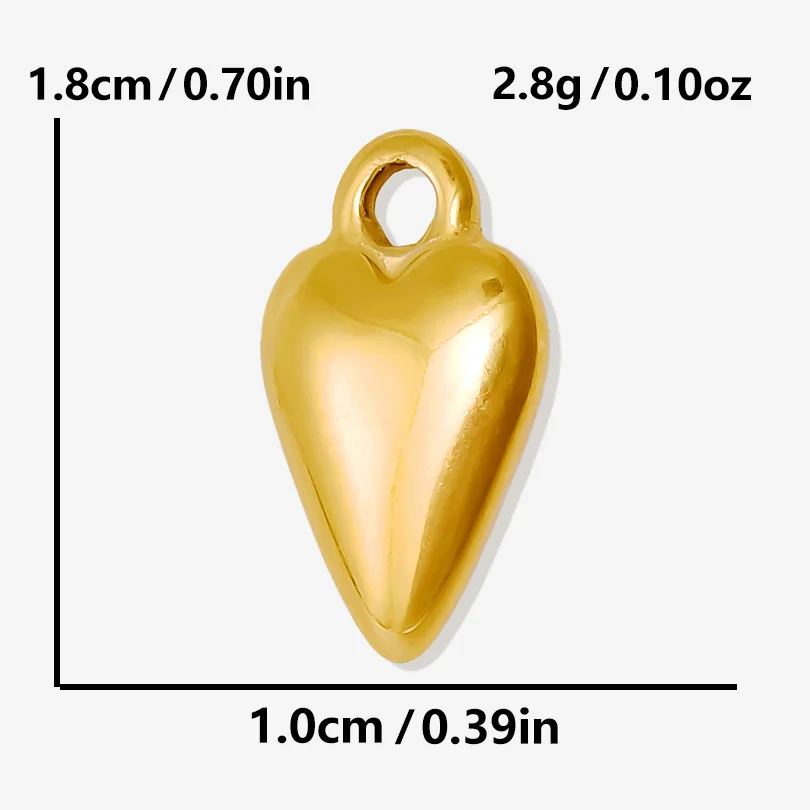 Echt vergoldet Mode Kpop Piercing Schmuck Mädchen Schleife Blume Herz Anhänger Ohrring Edelstahl Creolen für Frauen – Detail 17