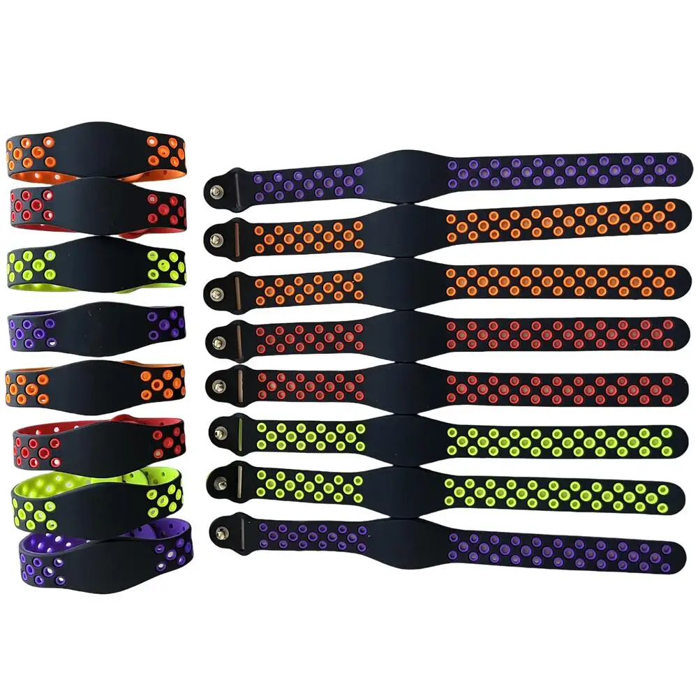 1Pcs 13.56MHz IC S50 Adjustable Silicone Waterproof RFID NFC Read Only Wristband Bracelet Keyfob Key Tags Access Control Card