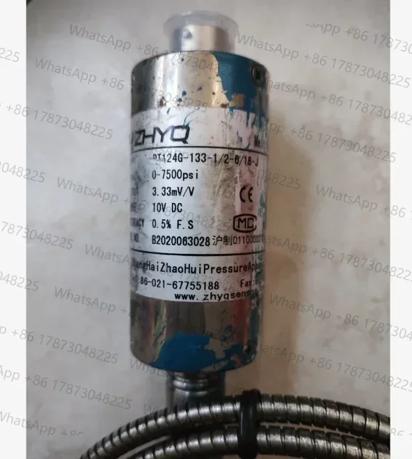PT124B-121T Melt Pressure Transmitter  High Temperature Pressure Sensors 5 Pins  PT124B-121T-50MPa-M14-K  0-10V or 4-20mA Output