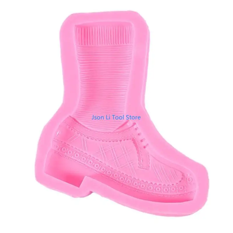 Y08D Faps -sapone fatti a mano fai -da -te rifornimenti calzini da stampo e scarpe a forma scarpe da bagno in silicone stampi