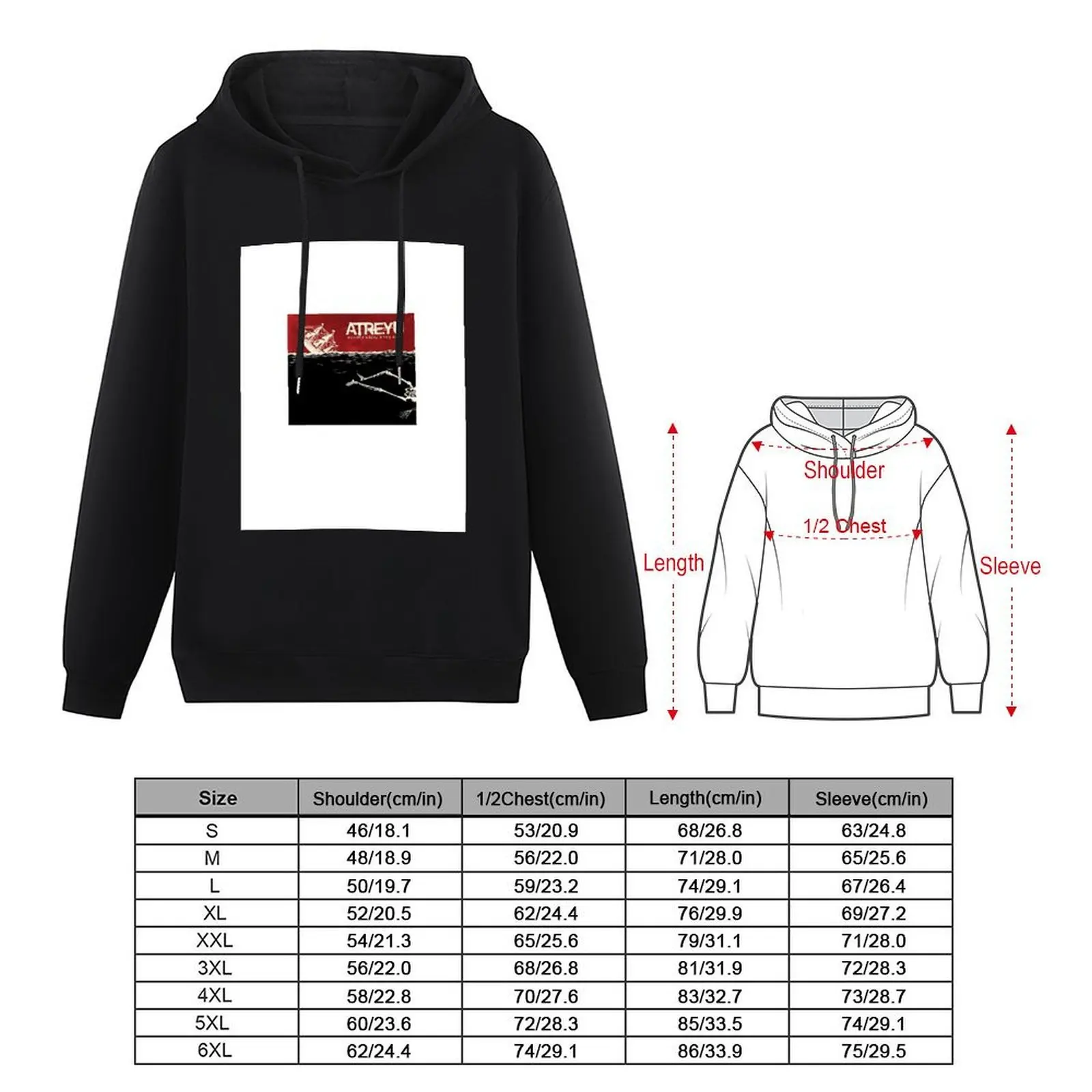 Band Logo Atreyu Music Hoodie roupas estéticas roupas masculinas roupas de grife estilo japonês moletons gráficos
