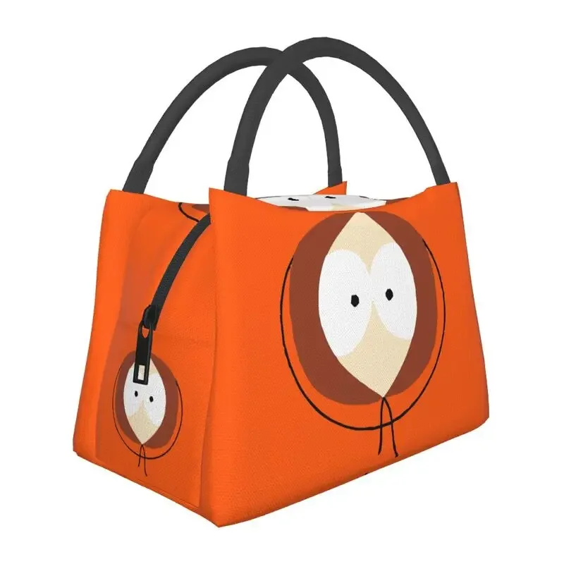 Kenny Cartoon Animation Anime SouthPark Insulated Lunch Bag for Outdoor Picnic Portable Thermal Cooler Bento Box Women