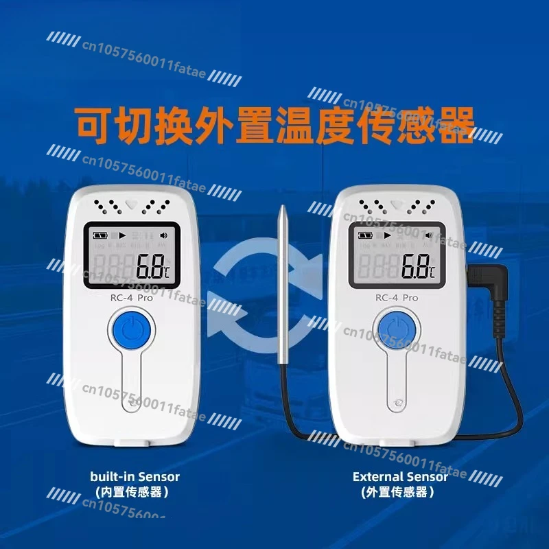 RC-4pro Temperature and Humidity Recorder, Pharmacy Freezer Temperature and Humidity Meter