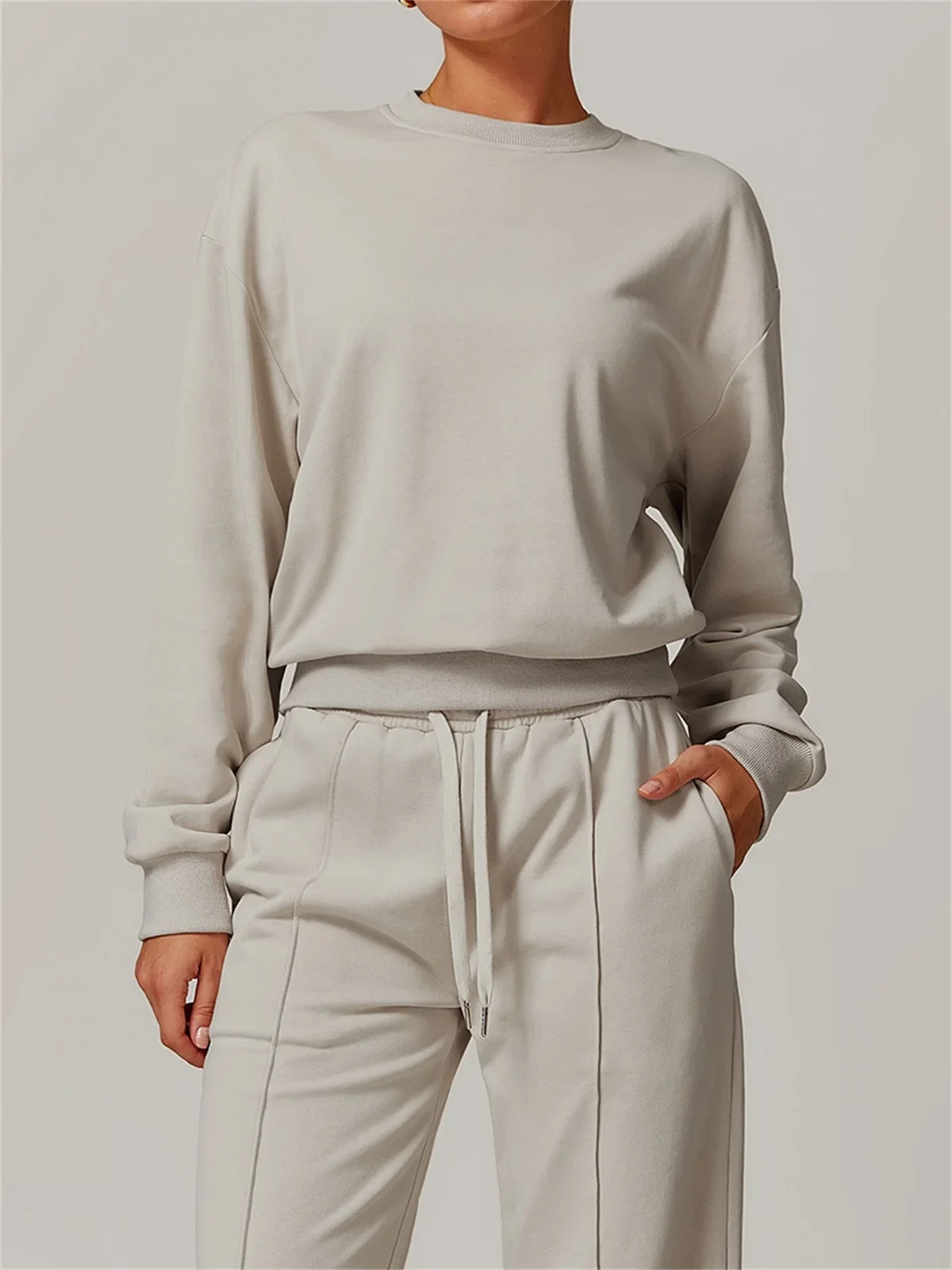 

Зимнее теплое спортивное пальто с капюшоном, женский повседневный свободный кардиган с круглым воротником, верхняя одежда с длинными рукавами, спортивная одежда для бега в тренажерном зале и фитнесе